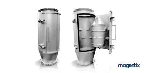 SRM-type inline magnetisk separator